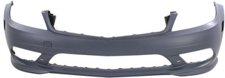 2008-2011 Mercedes-Benz C-Class Front Bumper Cover, Primed, AMG, w/o Parktronic for the years: 2008, 2009, 2010, 2011