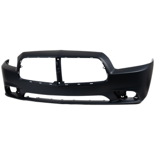 2011-2014 Dodge Charger Front Bumper Cover, Primed, w/ Adaptive Speed Control (CAPA) for the years: 2011, 2012, 2013, 2014