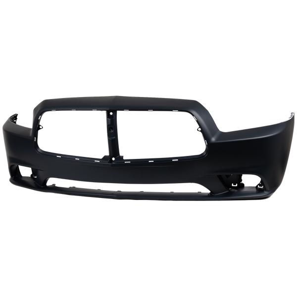 2011-2014 Dodge Charger Front Bumper Cover, Primed, w/ Adaptive Speed Control (CAPA) for the years: 2011, 2012, 2013, 2014