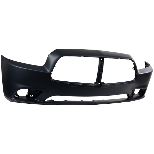 2011-2014 Dodge Charger Front Bumper Cover, Primed, w/ Adaptive Speed Control (CAPA) for the years: 2011, 2012, 2013, 2014