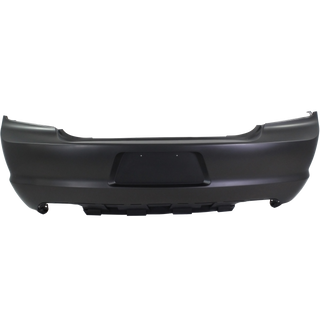 2011-2014 Dodge Charger Rear Bumper Cover, Primed, w/Out Parking Sensor for the years: 2011, 2012, 2013, 2014