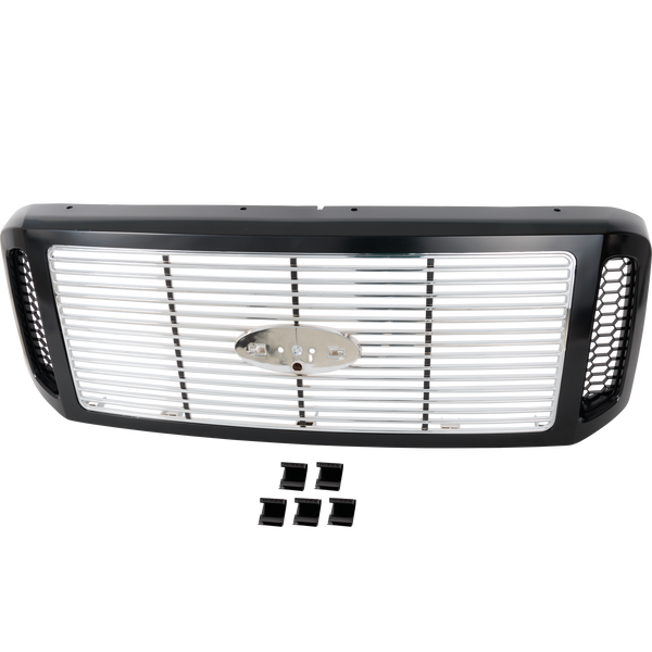 2005-2007 Ford F-series Super Duty Grille, Black Shell