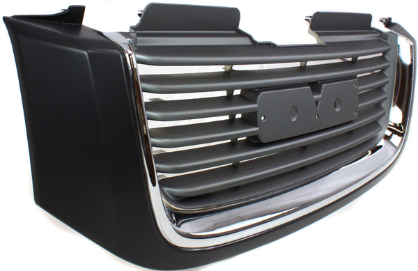 2002-2009 GMC Envoy Grille, Black Shell/Chrome Insert