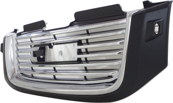 2002-2009 GMC Envoy Grille, Black Shell/Chrome Insert