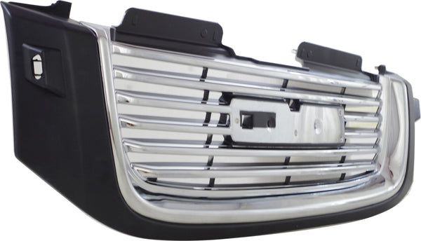 2002-2009 GMC Envoy Grille, Black Shell/Chrome Insert