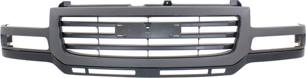 2003-2007 GMC Sierra 2500 HD Grille,gray Shell/Black