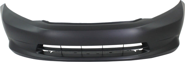 2012 Honda Civic Front Bumper Cover, Primed, w/o Fog Lamps Hole, for the years: 2012