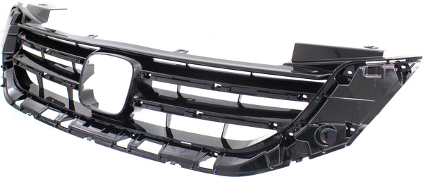 2013-2015 Honda Accord Grille, Black, 6 Cyl, Sedan