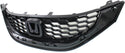 2013-2014 Honda Civic Grille, Painted-Black, Sedan