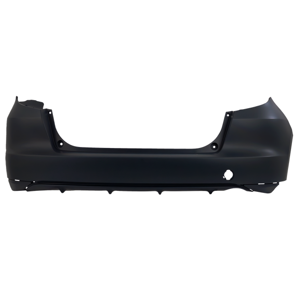 2009-2013 Honda Fit Rear Bumper Cover, Primed for the years: 2009, 2010, 2011, 2012, 2013, 2014