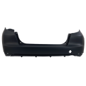 2009-2013 Honda Fit Rear Bumper Cover, Primed for the years: 2009, 2010, 2011, 2012, 2013, 2014