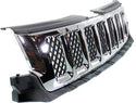 2011-2013 Jeep Grand Cherokee Grille, Chrome Shell