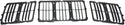 2014-2015 Jeep Grand Cherokee Grille, Louvered Insert