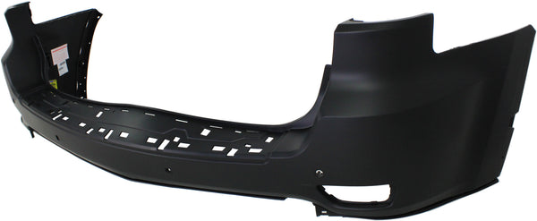 2011-2013 Jeep Grand Cherokee Rear Bumper Cover, Primed, w/o Parking Sensor for the years: 2011, 2012, 2013