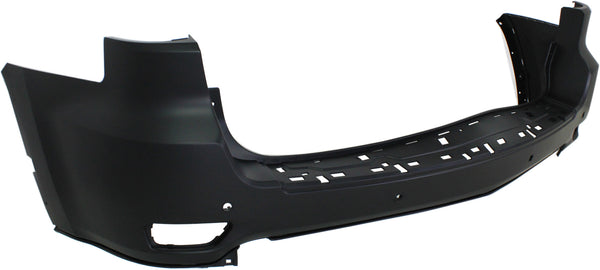 2011-2013 Jeep Grand Cherokee Rear Bumper Cover, Primed, w/o Parking Sensor for the years: 2011, 2012, 2013