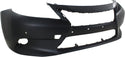 2013-2015 Lexus ES300H Front Bumper Cover, Primed, With Parking Sensors for the years: 2013, 2014, 2015