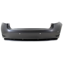 2013-2016 Lexus ES300H Rear Bumper Cover, Primed, w/ Moulding, w/ Parking Sensor for the years: 2013, 2014, 2015