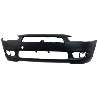 2008-2015 Mitsubishi Lancer Front Bumper Cover, Primed, w/o Air Dam Hole for the years: 2008, 2009, 2010, 2011, 2012, 2013, 2014, 2015