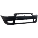 2008-2015 Mitsubishi Lancer Front Bumper Cover, Primed, w/o Air Dam Hole for the years: 2008, 2009, 2010, 2011, 2012, 2013, 2014, 2015