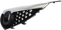 2007-2009 Mazda 3 Grille, Textured Dark Gray