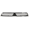 2008-2015 Mitsubishi Lancer Grille, Chrome Shell/ Black Insert