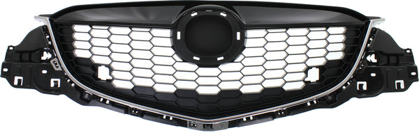 2013-2014 Mazda Cx-5 Grille, Black, With Chrome Molding