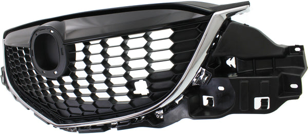 2013-2014 Mazda Cx-5 Grille, Black, With Chrome Molding