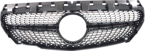 2014-2015 Mercedes CLA250 Grille,Textured Frame/Chrome