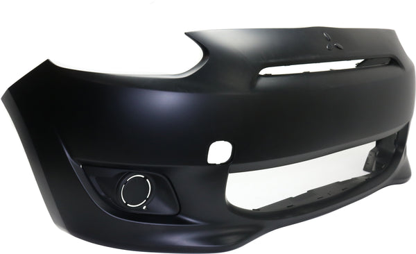 2014-2015 Mitsubishi Mirage Front Bumper Cover, Primed for the years: 2014, 2015