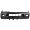 2008-2012 Nissan Pathfinder Front Bumper Cover, Primed, 3 Holes, Le Model for the years: 2008, 2009, 2010, 2011, 2012