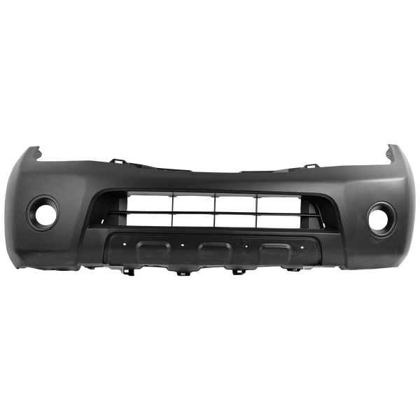 2008-2012 Nissan Pathfinder Front Bumper Cover, Primed, 3 Holes, Le Model for the years: 2008, 2009, 2010, 2011, 2012