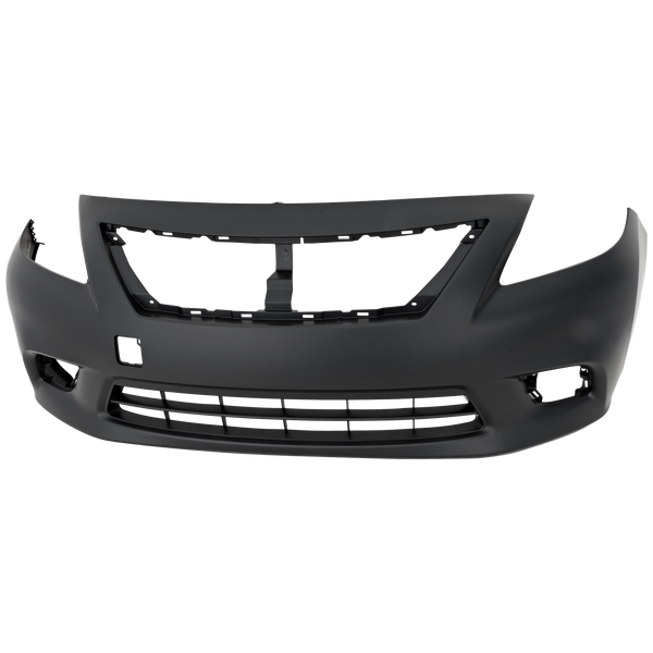 2012-2014 Nissan Versa Front Bumper Cover, Primed, Sedan for the years: 2012, 2013, 2014