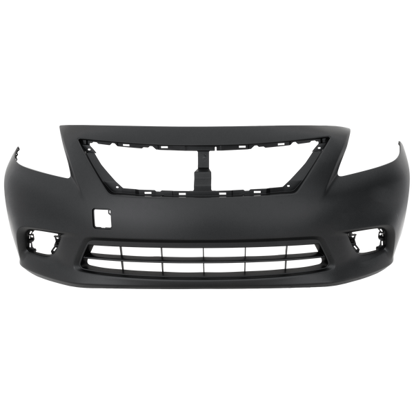 2012-2014 Nissan Versa Front Bumper Cover, Primed, Sedan for the years: 2012, 2013, 2014