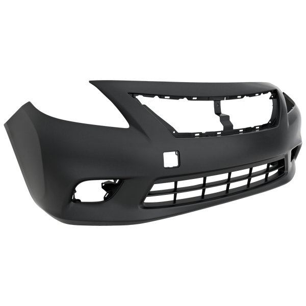 2012-2014 Nissan Versa Front Bumper Cover, Primed, Sedan for the years: 2012, 2013, 2014