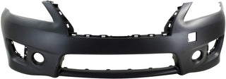 2013-2014 Nissan Sentra Front Bumper Cover, Primed, Sport Type for the years: 2013, 2014, 2015