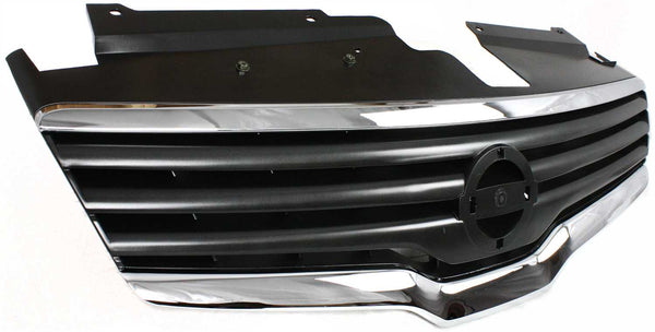 2007-2009 Nissan Altima Grille, Chrome Shell/Dark Gray