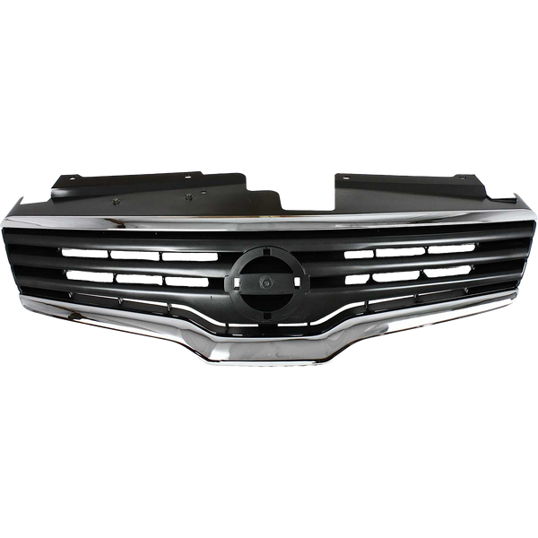 2007-2009 Nissan Altima Grille, Chrome Shell/Dark Gray