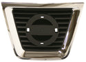 2008-2010 Nissan Rogue Grille, Center, Chrome Shell/Black Insert