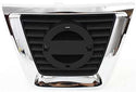 2008-2010 Nissan Rogue Grille, Center, Chrome Shell/Black Insert