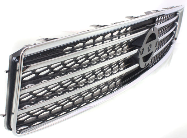 2009-2011 Nissan Maxima Grille, Chrome Shell/Dark Gray