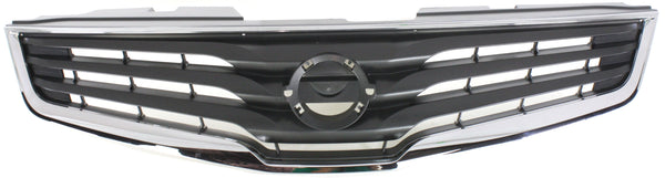 2010-2012 Nissan Sentra Grille, Chrome Shell/Dark Gray