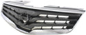 2010-2012 Nissan Sentra Grille, Chrome Shell/Dark Gray