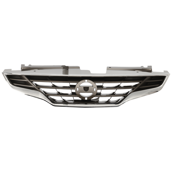 2010-2013 Nissan Altima Grille, Chrome Shell/gray