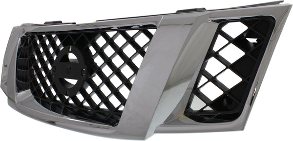 2008-2012 Nissan Pathfinder Grille, Chrome Shell/Black