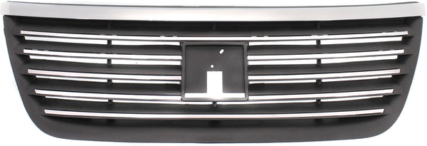 2005-2007 Saturn Ion Grille, Chrome Shell/Dark Gray Insert, Sedan