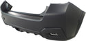 2013-2015 Subaru XV Crosstrek Rear Bumper Cover, Primed for the years: 2013, 2014, 2015, 2016, 2017