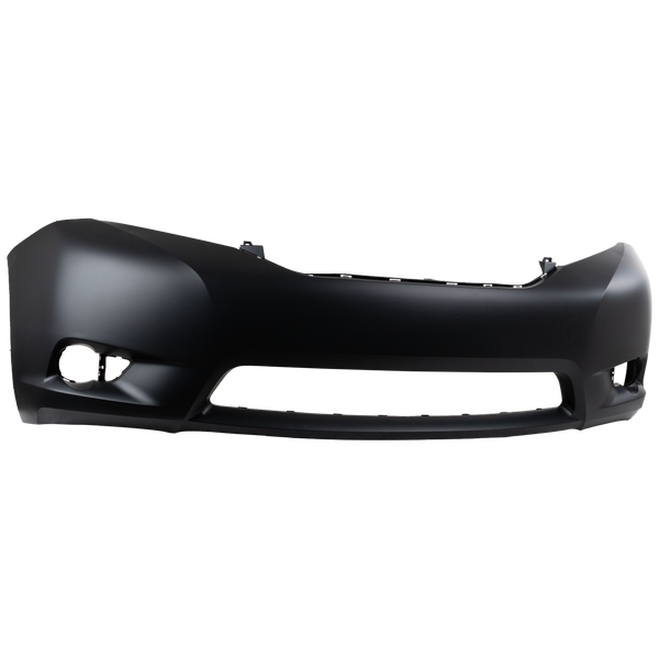 2011-2015 Toyota Sienna Front Bumper Cover, Primed, w/Out Parking Sensor for the years: 2011, 2012, 2013, 2014, 2015, 2016, 2017