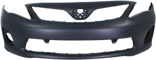 2011-2013 Toyota Corolla Front Bumper Cover, Primed, w/Out Spoiler Hole for the years: 2011, 2012, 2013