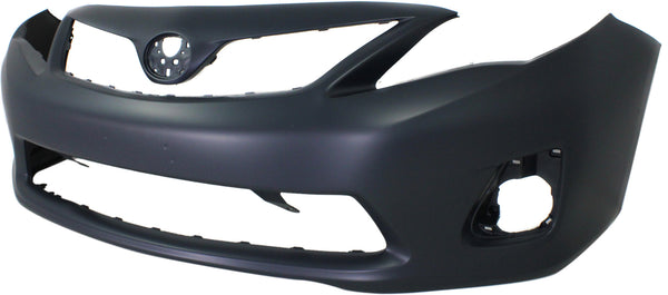 2011-2013 Toyota Corolla Front Bumper Cover, Primed, w/Out Spoiler Hole for the years: 2011, 2012, 2013