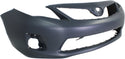 2011-2013 Toyota Corolla Front Bumper Cover, Primed, w/Out Spoiler Hole for the years: 2011, 2012, 2013